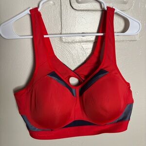 Champion Red and Black Sports Bra